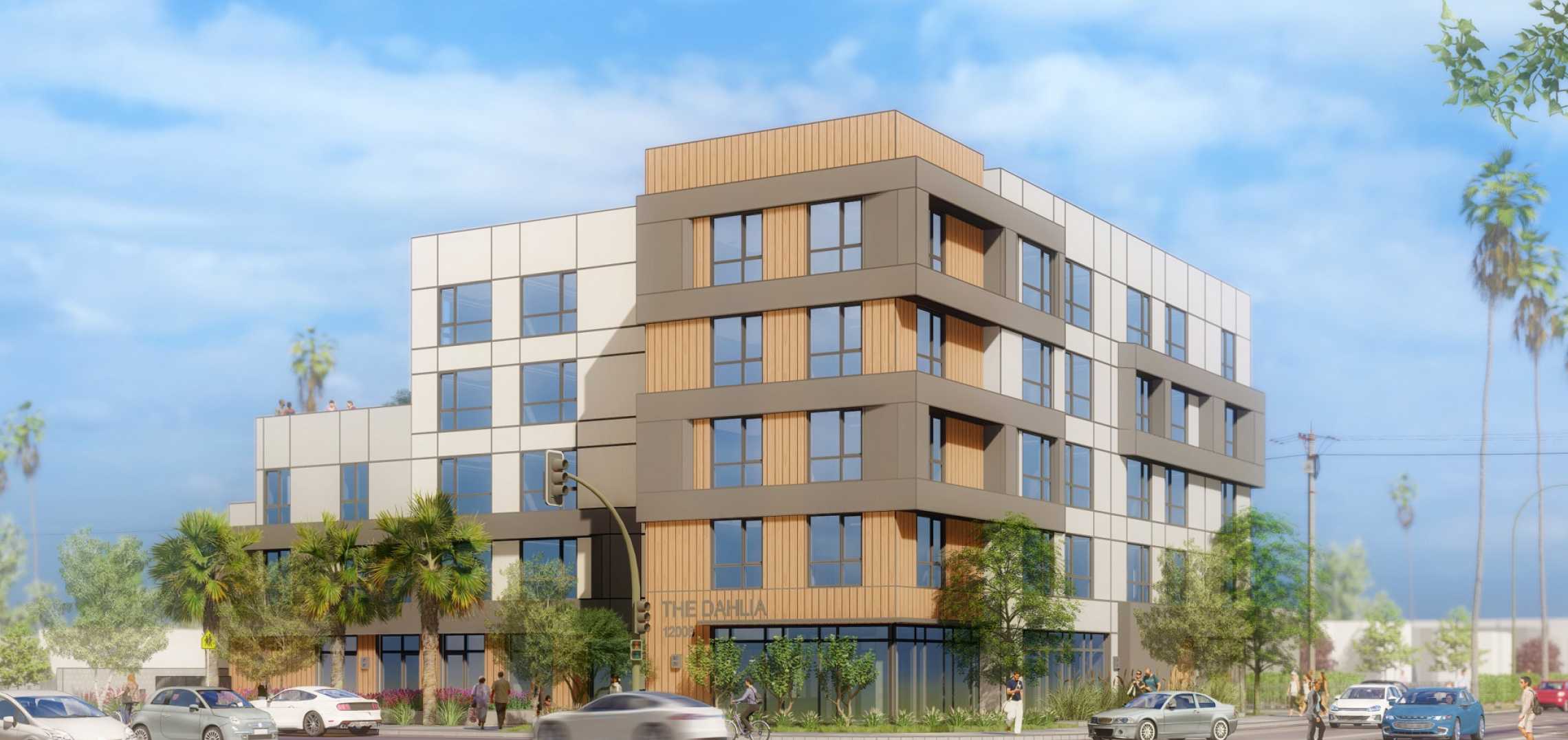 Dahlia Apartments FullyFramed at 120th & Main Urbanize LA